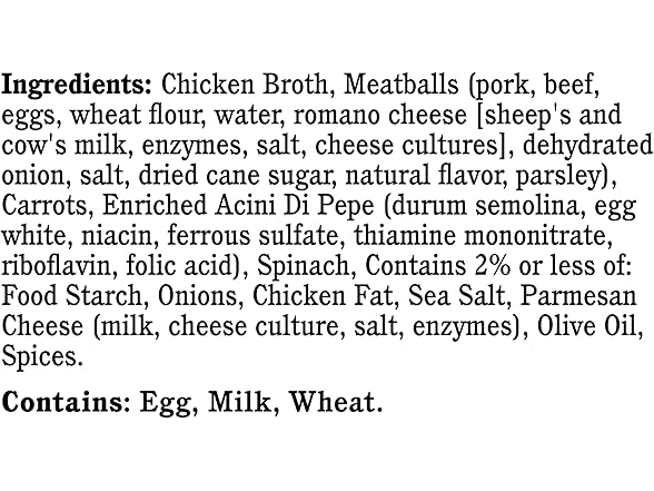 Rao's Homemade Italian Wedding Soup, 16oz