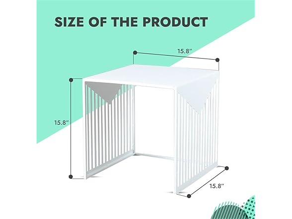 LeisureMod Cisco Square Steel Side Table