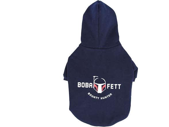 Star Wars for Pets Boba Fett Dog Hoodie, Extra Small