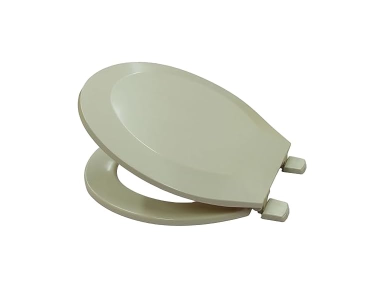 J&V TEXTILES 810-BG Elongated  Toilet Seat With Beveled Edges