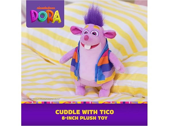 Official Dora Tico Plush Toy, 8-Inch