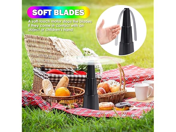 Fly Fans for Tables, 4 Pack