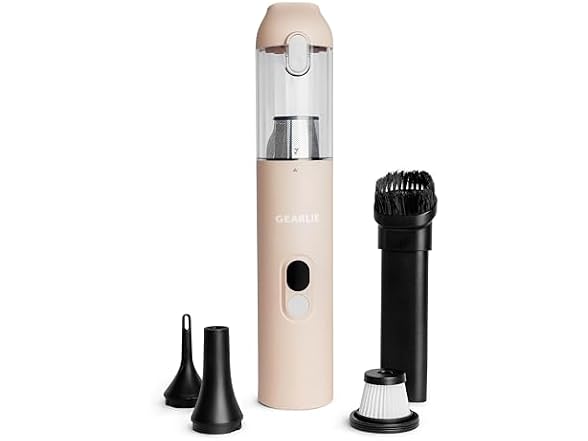 GEARLIE PortalVac, Handheld Rechargeable Vac