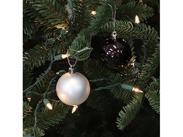 Sunnydaze Decor SME-8536 300pc Blk/Silver Xmas Orns