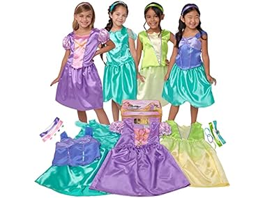 $27.99, Was $34.38, 18% Off! Disney Princess Dress Up Trunk, 21-Pieces dealfomo