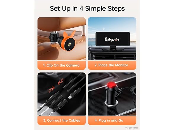 Babyvue BV3PRO Dual Car Baby Monitor
