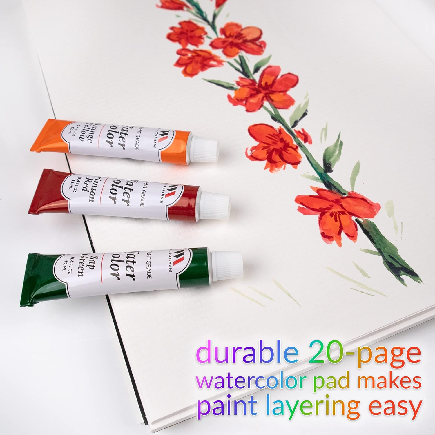 W.A. Portman Water Color Paint Set - Gallery 10