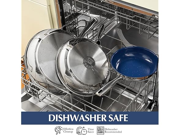 Stainless Steel Frying Pan with Lid