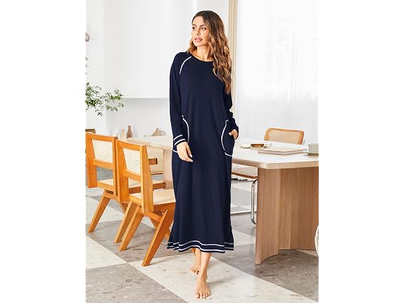 Ekouaer Women (S) Nightgowns Sleep Shirt Sleepwear