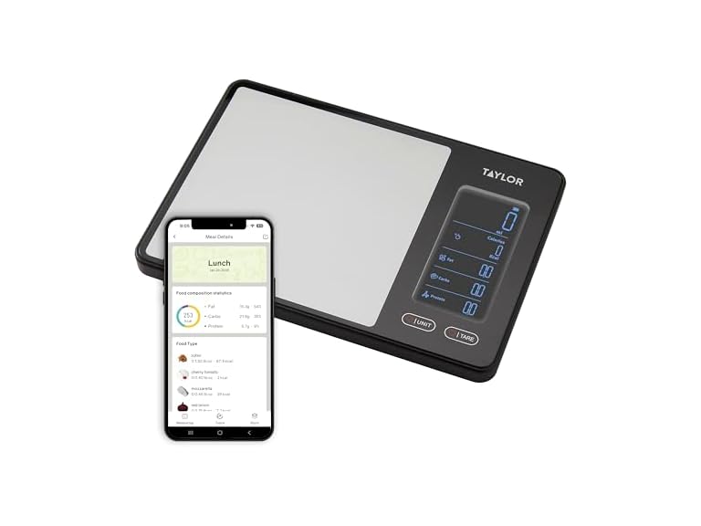 Taylor 5340117 Smart Food Scale with Precision Hub App
