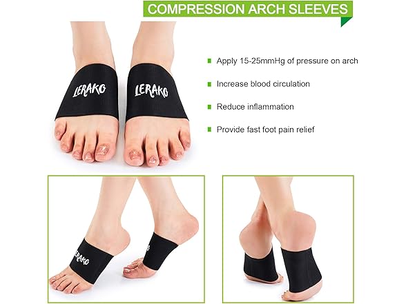 Plantar Fasciitis Arch Support Kit-12pcs