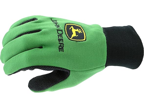 John Deere JD00002-Y Youth Jersey Gloves