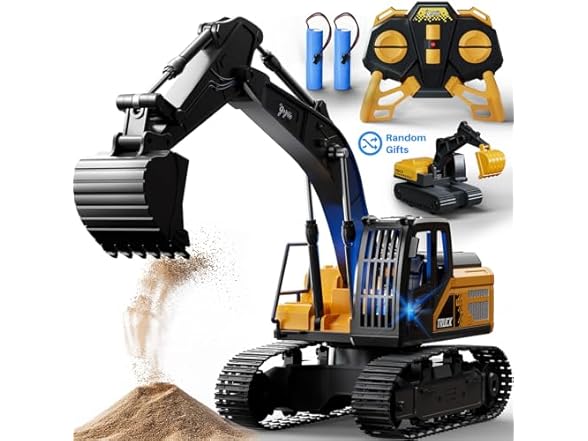 Geyiie Remote Control Digger Toy