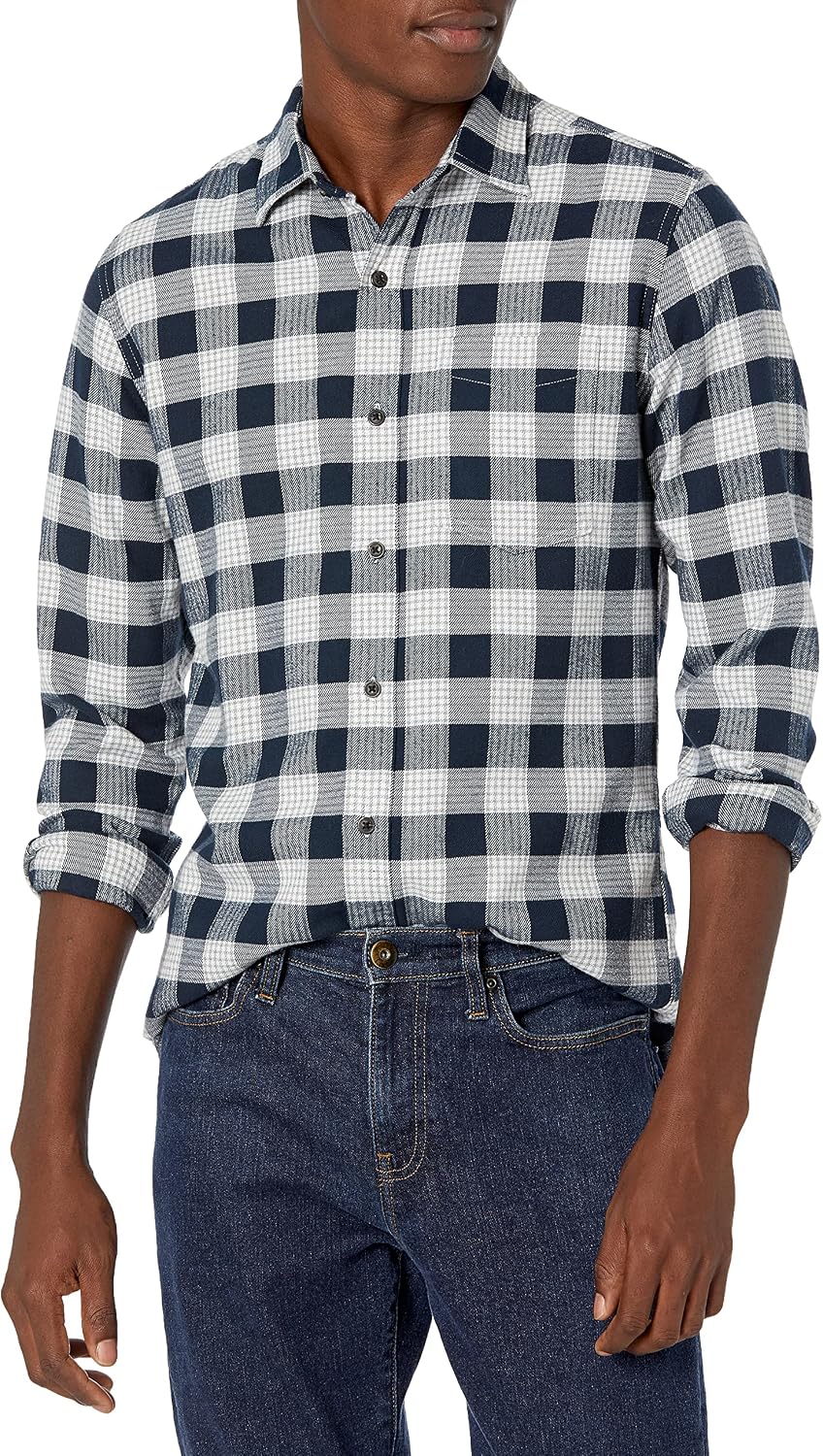 Amazon Essentials Men Long-sleeve Flannel Shirt - Gallery 26