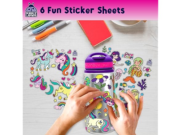 Decorate Your Own Water Bottle 2-Pack