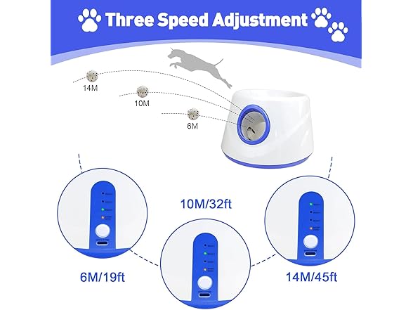 XIMUSON Automatic Dog Ball Launcher