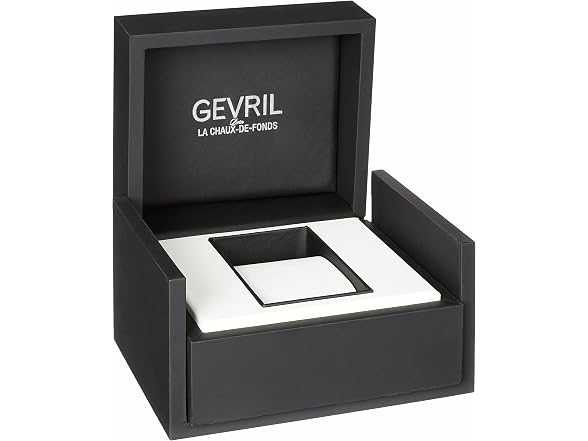 Gevril Men's Canal St Automatic Watch, Genuine Lea