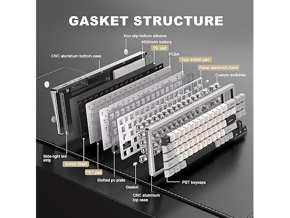 YUNZII Full Aluminum Mechanical Keyboard