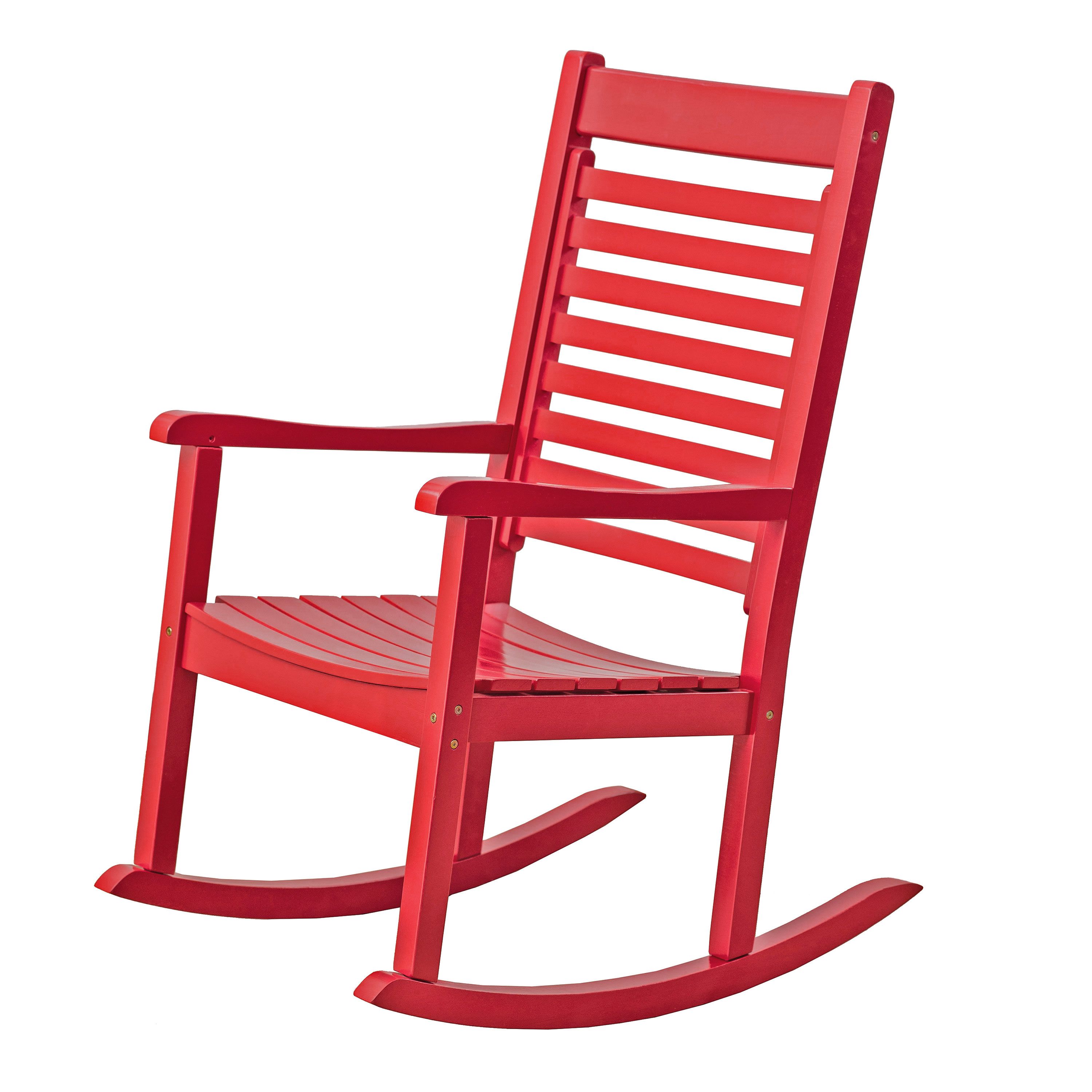 Shine Company Modern Wooden Rocking Chair - Gallery 11