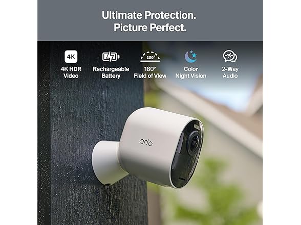 (4 Cam) (NEW) Arlo Ultra Security Camera 4K HDR (3rd Gen, 2025)