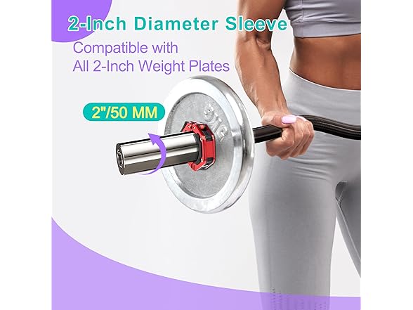 4ft EZ Curl Bar 400LB Load Capacity