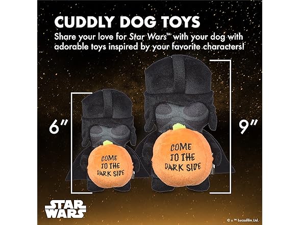 STAR WARS Halloween Darth Vader Pumpkin 9” Toy