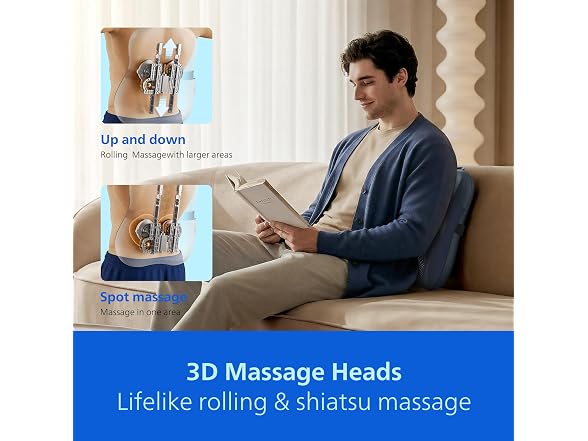 PHILIPS Back Massager with Heat