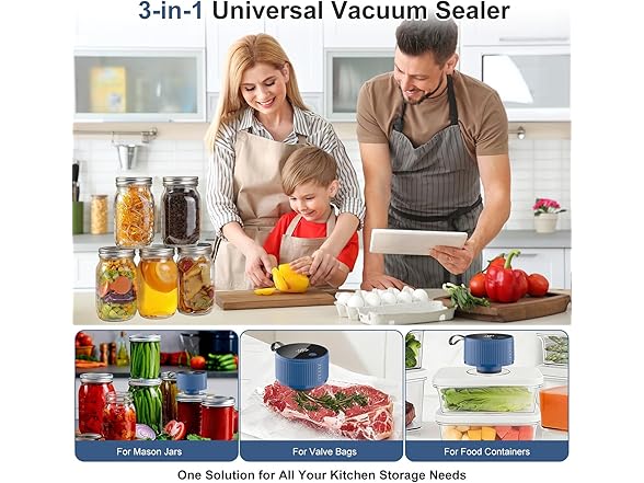Zeclu Mason Jar Vacuum Sealer