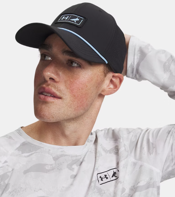 Under Armour BlacktipH Fish Mid Adjustable Hat - Gallery 8