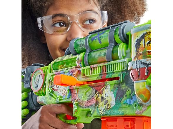 Nerf Zombie Corrupter Dart Blaster, 22  Darts