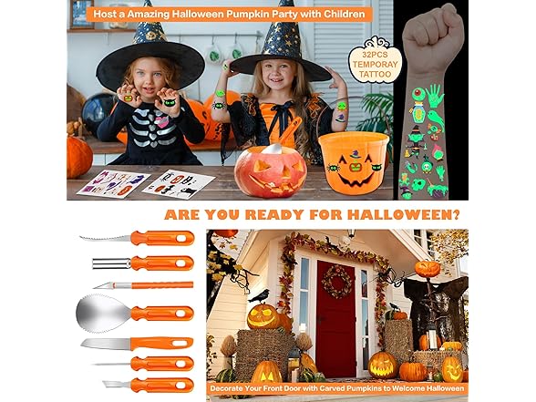 Pumpkin Carving Kit for Halloween