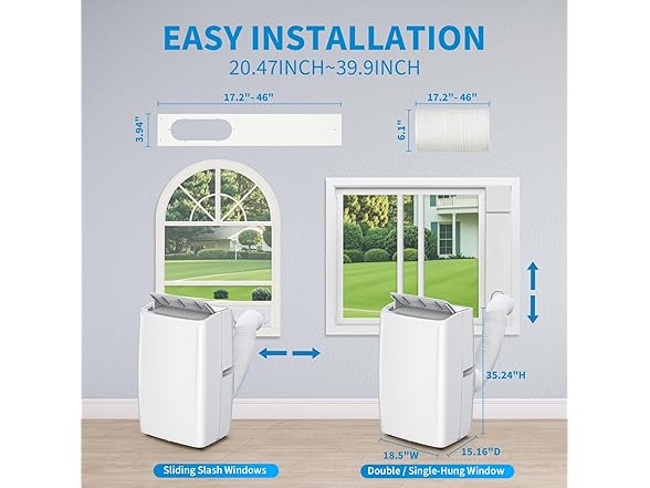 GarveeLife 12,000 BTU Portable Air Conditioner WH