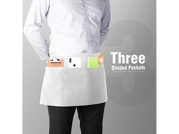 Xornis Waist Aprons with 3 Pocket