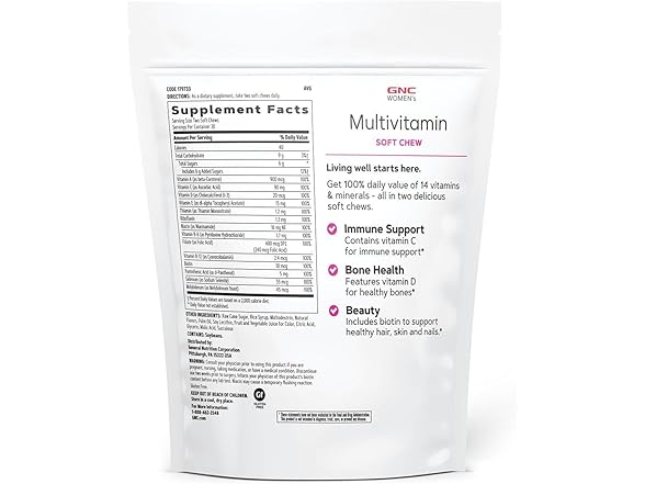 GNC Women's Multi Soft Chew