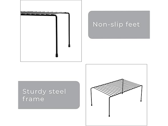 Smart Design Cabinet Storage Shelf Rack