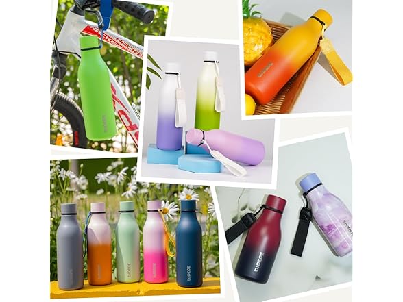 BJPKPK 12oz Insulated Stainless Water Bottles