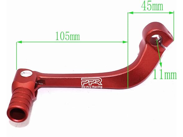 PPR PIT PRO RACING Gear Shift Lever, Bike(Red)