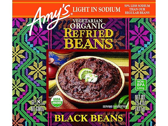Amy's Low Sodium Black Beans 15.4oz
