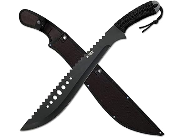 Jungle Master–Machete with Reverse Serrations