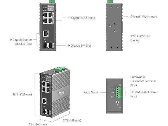 TP-Link TP-Link Omada 5 Port Gigabit Industrial
