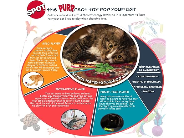 SPOT Skinneeez Stuffing-Free Cat Teaser Wand