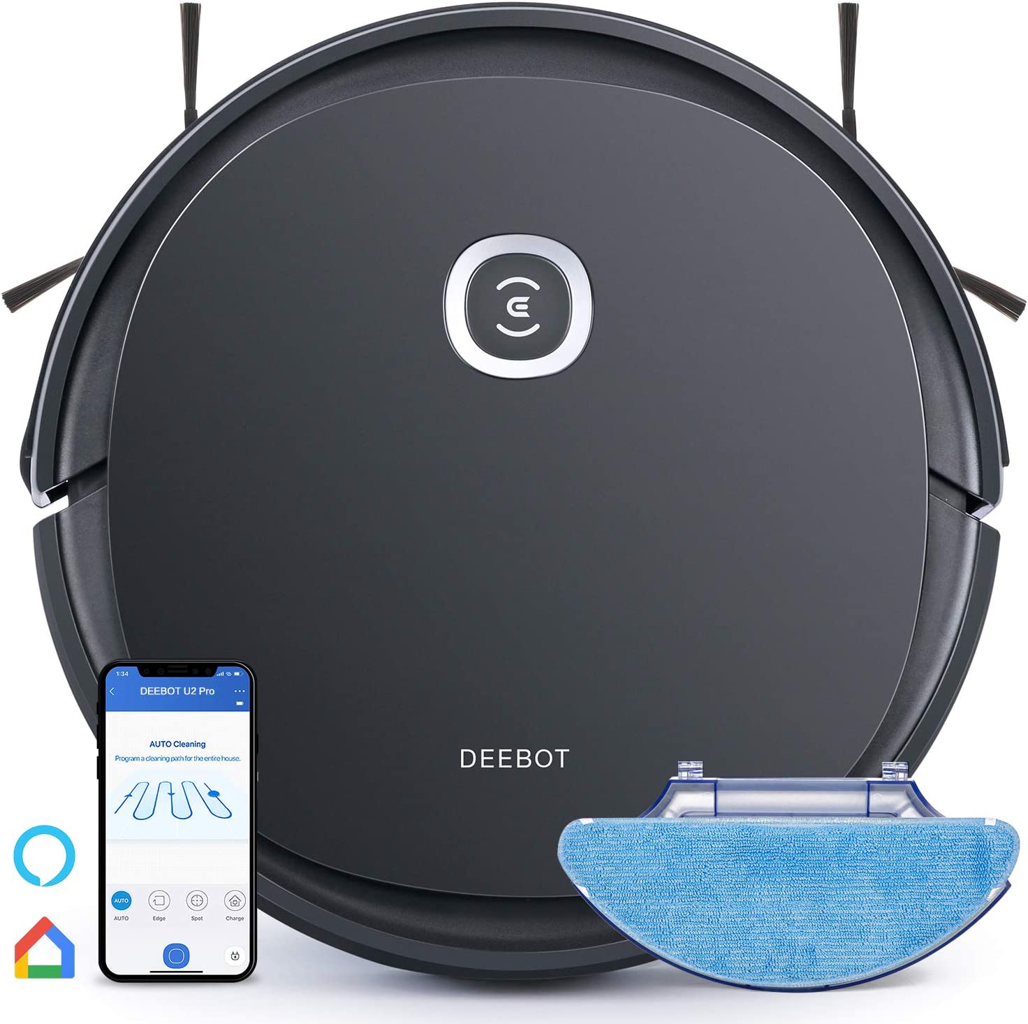 ECOVACS OZMO U2 Pro Robot Vacuum Cleaner - Gallery 7