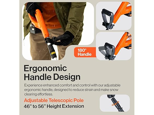 SuperHandy Cordless Snow Shovel