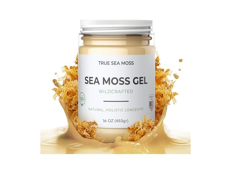 TrueSeaMoss Wildcrafted Sea Moss Gel 16oz