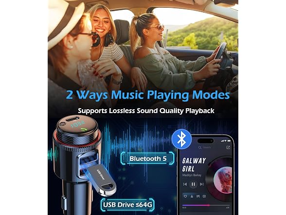 LIHAN Bluetooth Car Adapter