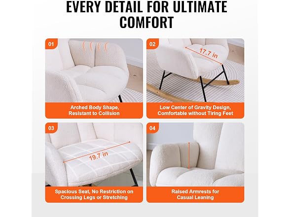 Rocking Chair Nursery, Glider Rocking Chair with