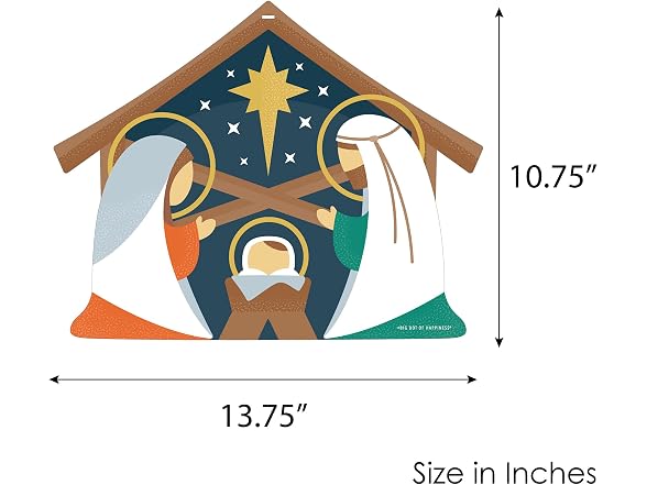 Big Dot of Happiness Holy Nativity - Han
