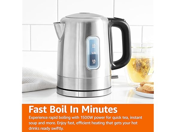 Amazon Basics Portable Fast Hot Water Kettle