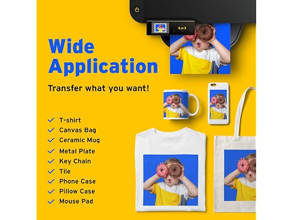 Printers Jack Sublimation Paper - Heat Transfer Paper 100 Sheets