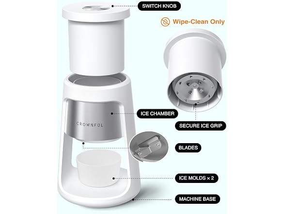 CROWNFUL Shaved Ice Machine